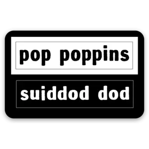 pop poppins | suiddod dod 2" sticker